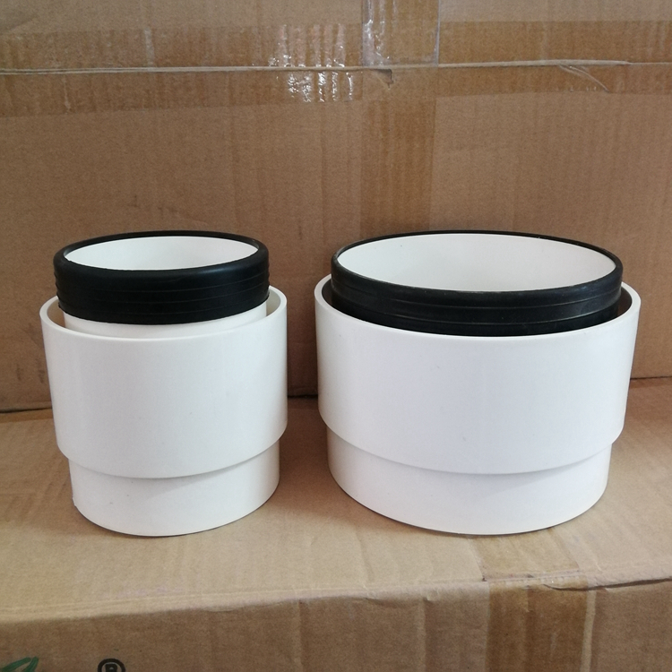 160 110铸铁内插变径排水配件快速转换接头 110 铸铁转换pvc接头