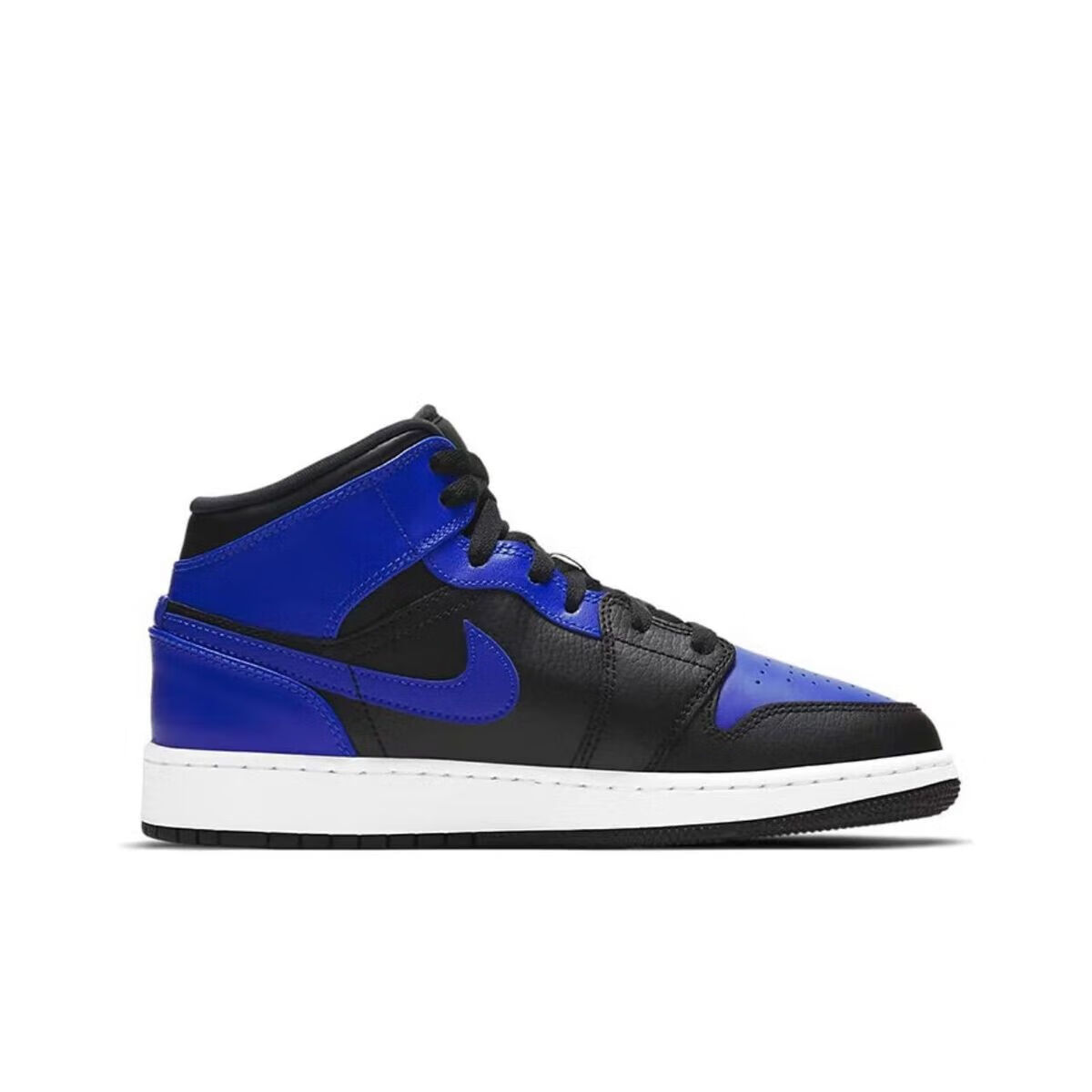 公司mid蓝 aj1黑蓝中帮男女情侣篮球鞋休闲鞋聨名同款 aj1中帮蓝 36