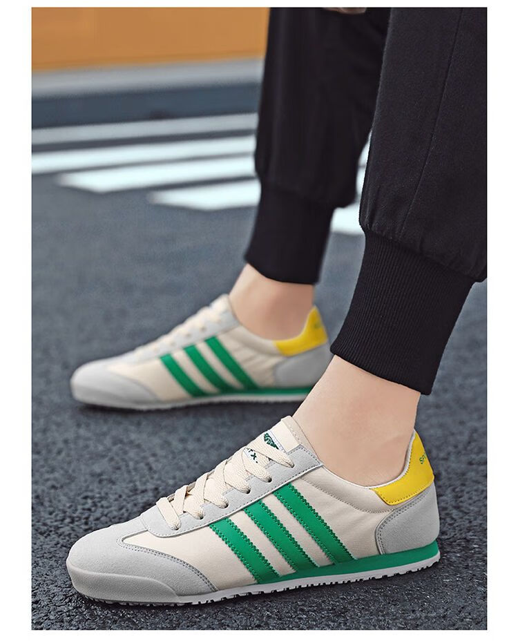 阿斯达斯三叶草三条杠阿甘鞋男女2022秋冬季男士鞋子潮流休闲时尚