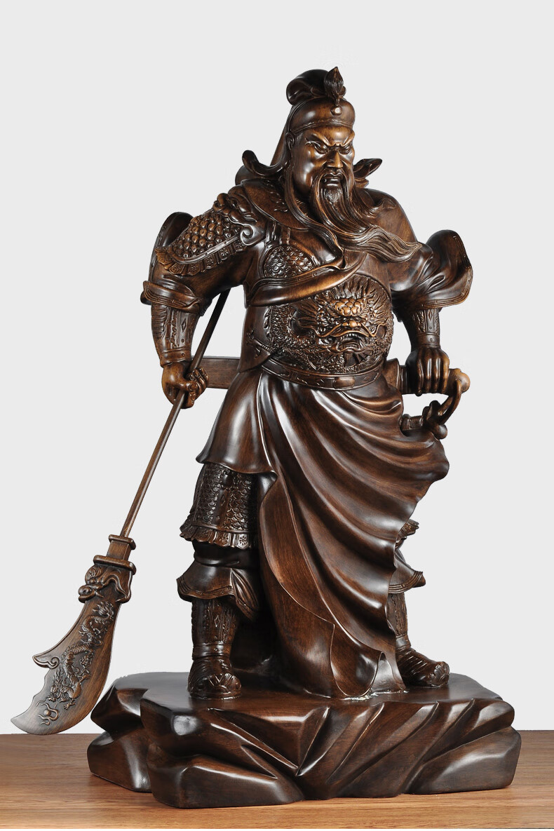莲善堂武财神关公摆件关帝圣君关羽关二爷佛像招财财位供奉店铺开业