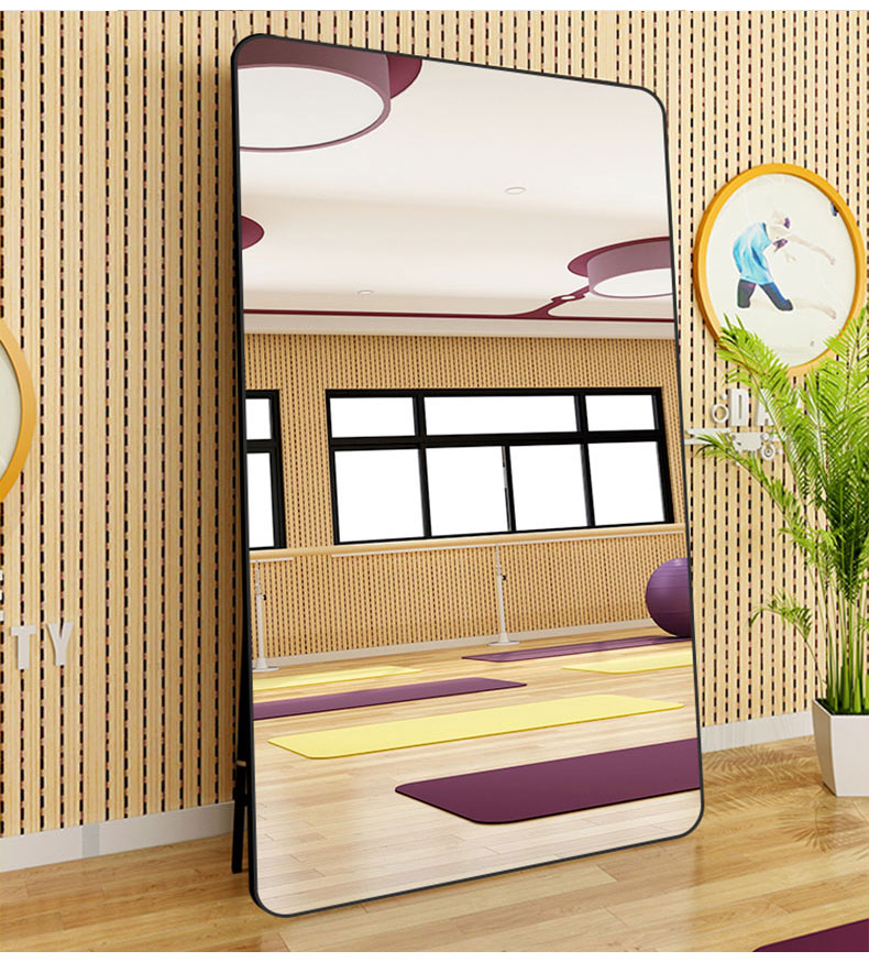 穿衣镜舞蹈室大镜子全身镜落地镜家用练舞瑜伽健身跳舞镜锻炼长可移动