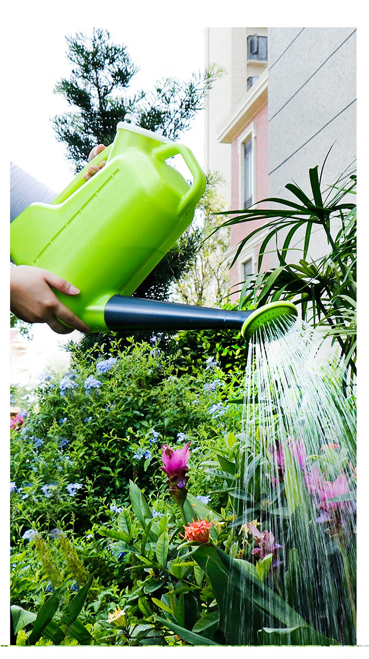 家用洒水壶大容量浇花喷壶塑料浇水壶长嘴花洒壶园艺浇菜淋花神器