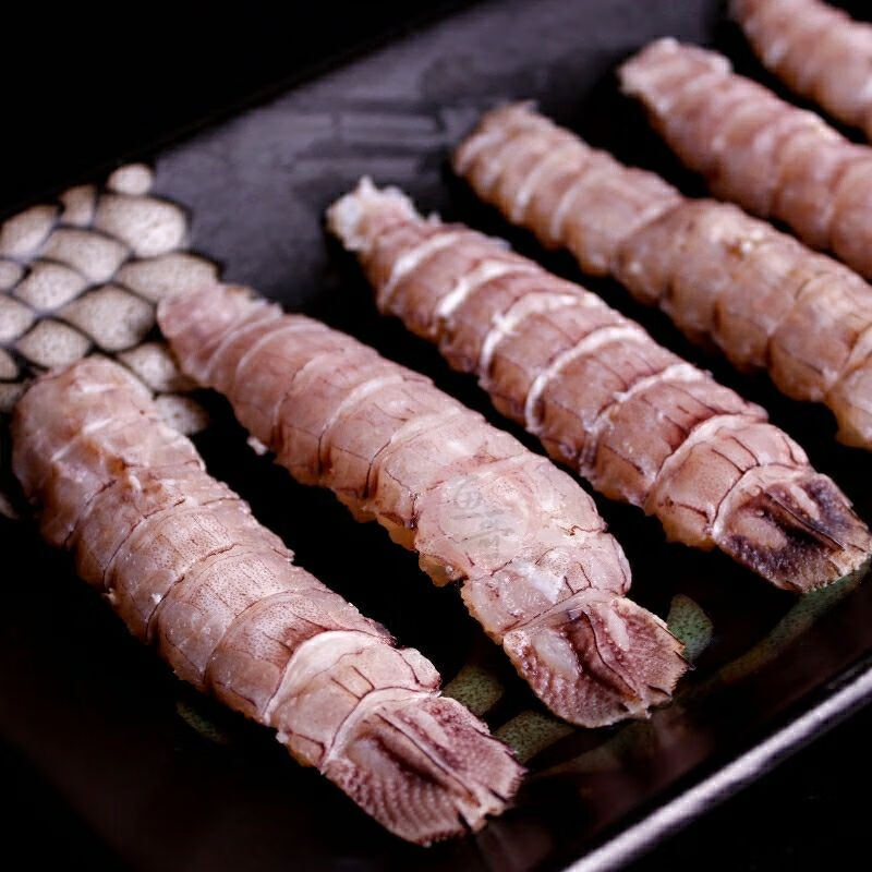 皮皮虾肉新鲜冷冻爬虾濑尿虾虾姑肉琵琶虾肉无壳生肉熟肉去壳纯肉腾旺