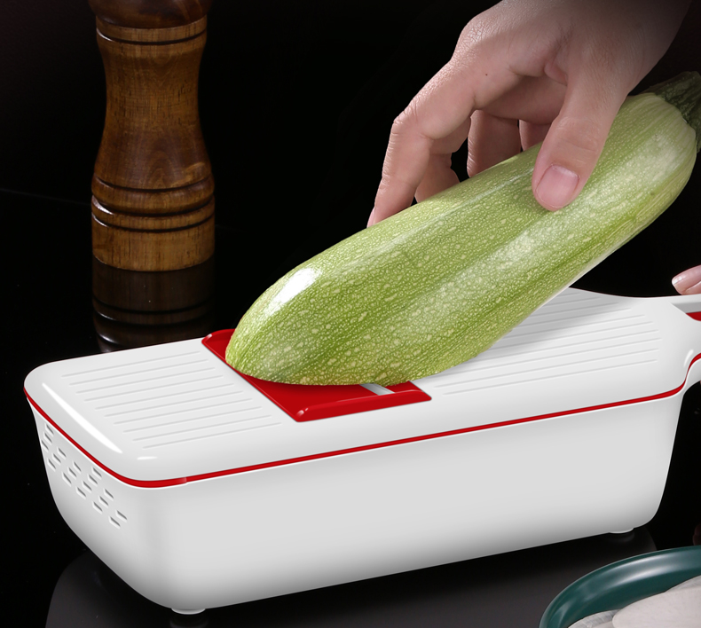 德国kunzhan切菜神器土豆胡萝卜黄瓜刨丝擦片多功能家用厨房花刀带