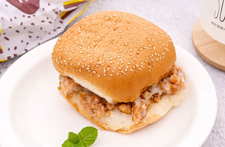 鸡肉营养早餐汉堡整箱即食家庭装切片软面包代餐懒人小零食比格汉堡15