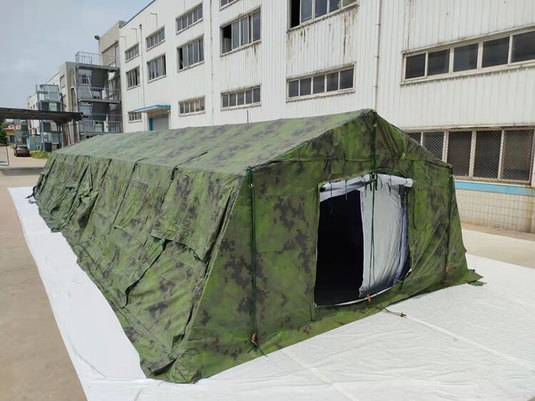 30平框架帐篷折叠网架式双层防寒隔热新式班用帐篷2013网架指挥帐篷