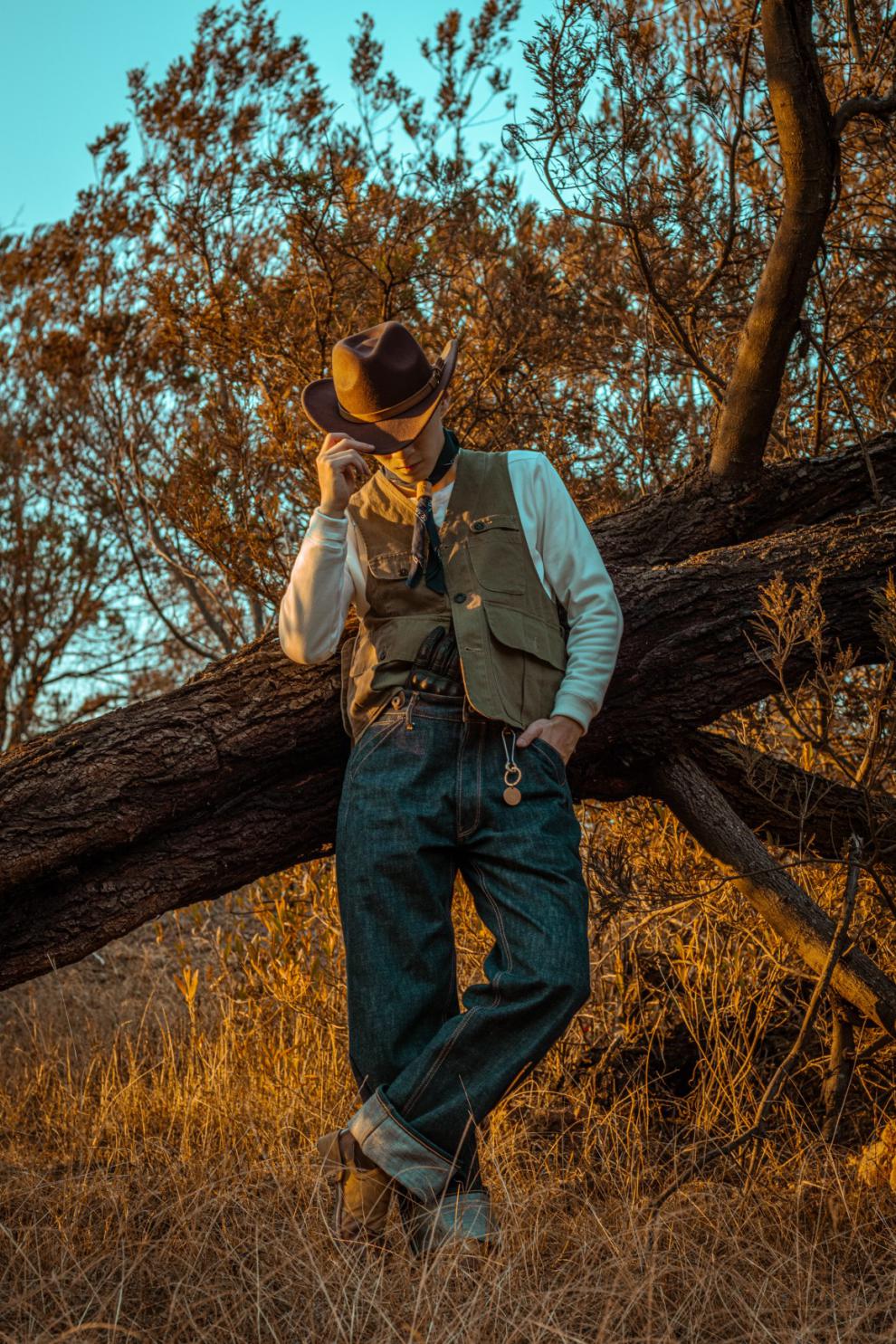 美国西部牛仔帽男透气大沿休闲复古驼色皮带春夏季男女亲子呢宽边遮阳