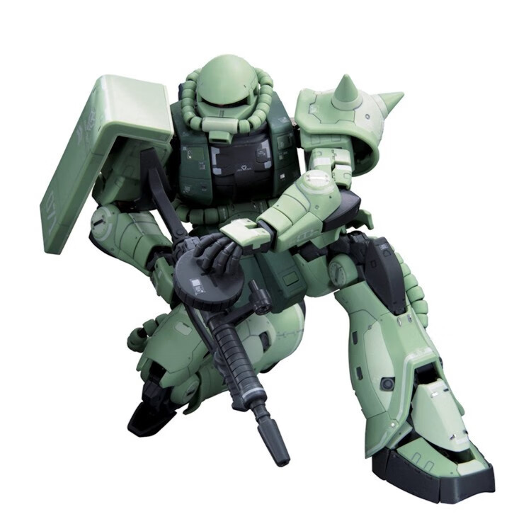 定制高达现货rg041/144ms-06f量产型zakuii绿扎古高达 【rg 04绿扎古