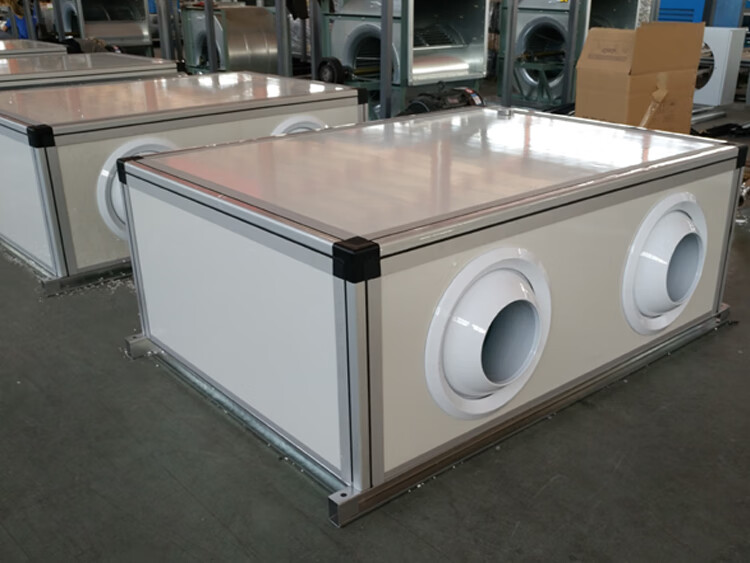 定做吊顶式新风机组组合式机组射流吊柜中央空调水冷机组 6000风量6排