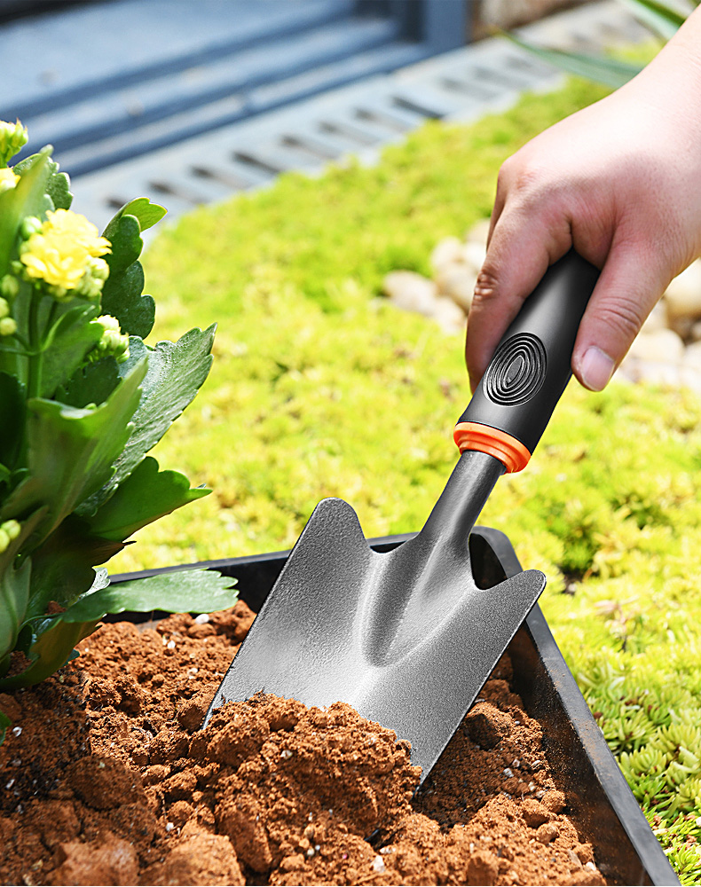 产子铁工具家用种花小套装种菜养花园艺铁铲多肉儿童种植挖土锄款大号