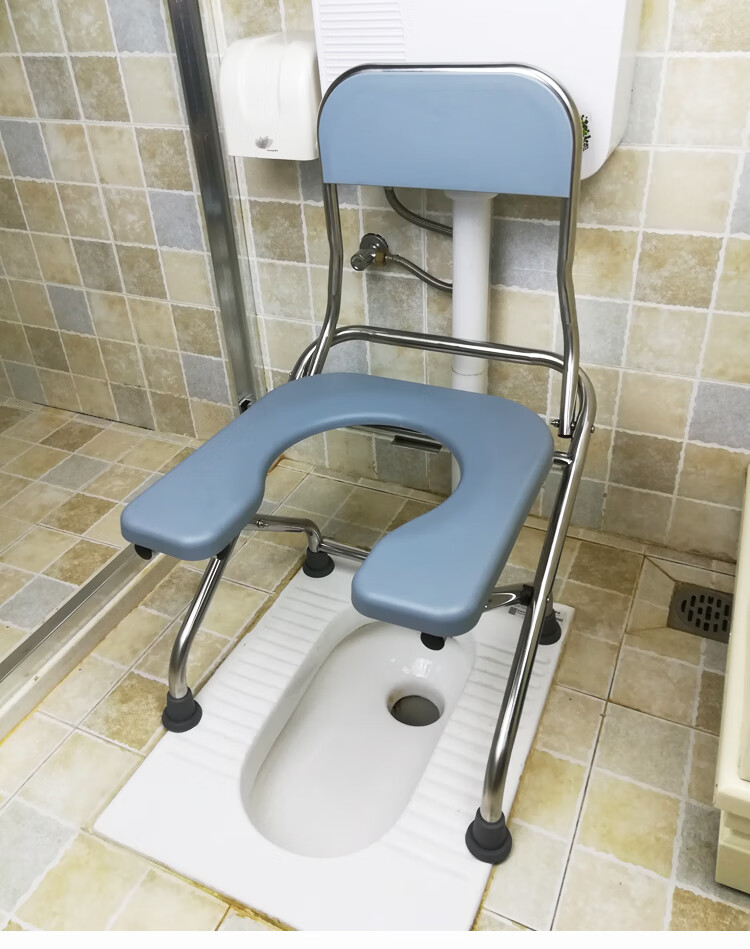 老人上厕所用的便椅登便器老年人大小便坐椅可折叠坐便椅老人孕妇坐