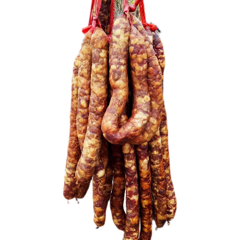 腊香肠 溆浦香肠腊肠 湖南特产农家自制烟熏腊肠腊肉肠子1斤【图片