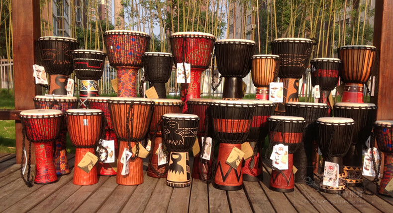 麦尔非洲鼓meinl玻璃钢pvc手鼓非洲鼓印尼进口拍手鼓 10寸彩色密码