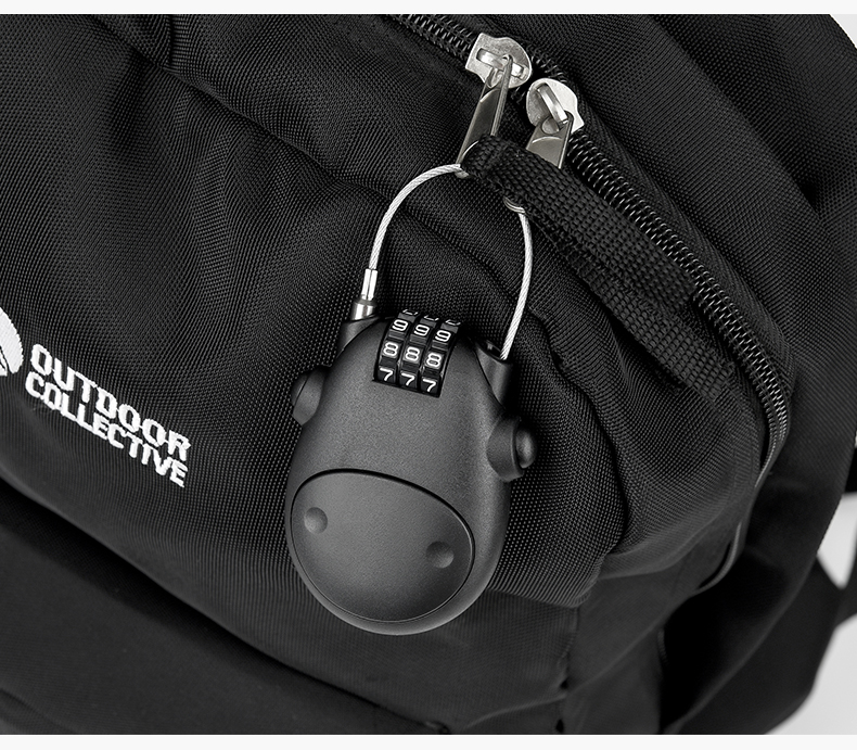 小牛密码锁电动车摩托车头盔盗锁多功能伸缩钢丝锁头迷你密码锁小牛牛