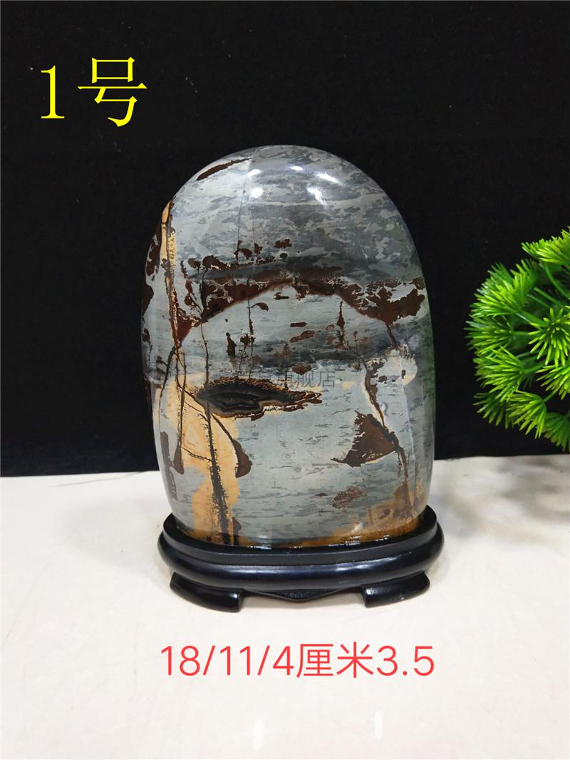 广西草花石摆件 天然广西国画石原石 观赏石 石头收藏 家居布景礼品摆