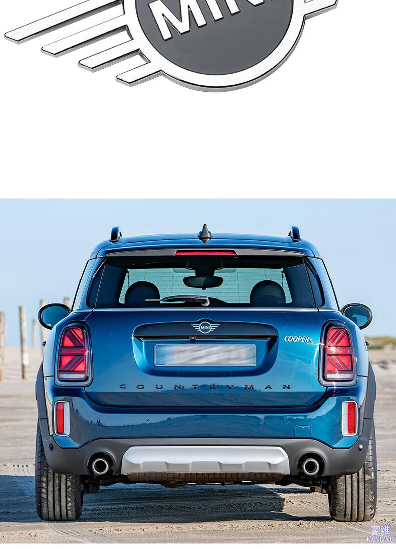 适用于 适用于宝马车标原厂款前标迷你mini前后 cooper r56 f54 f55