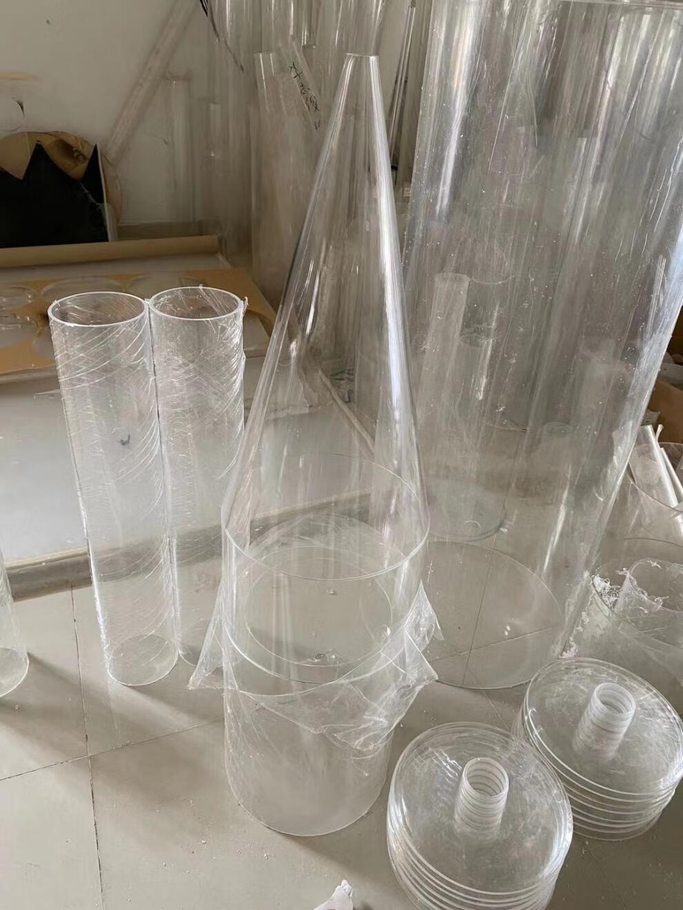 高透明亚克力玻璃空心圆管pmma彩色磨砂特殊规格定制加工亚克力管