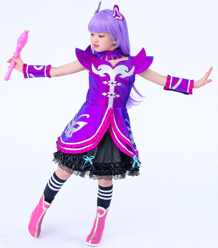 cos服 巴啦啦小魔仙服装美雪黑魔仙严莉莉衣服女童裙子万圣节cosplay