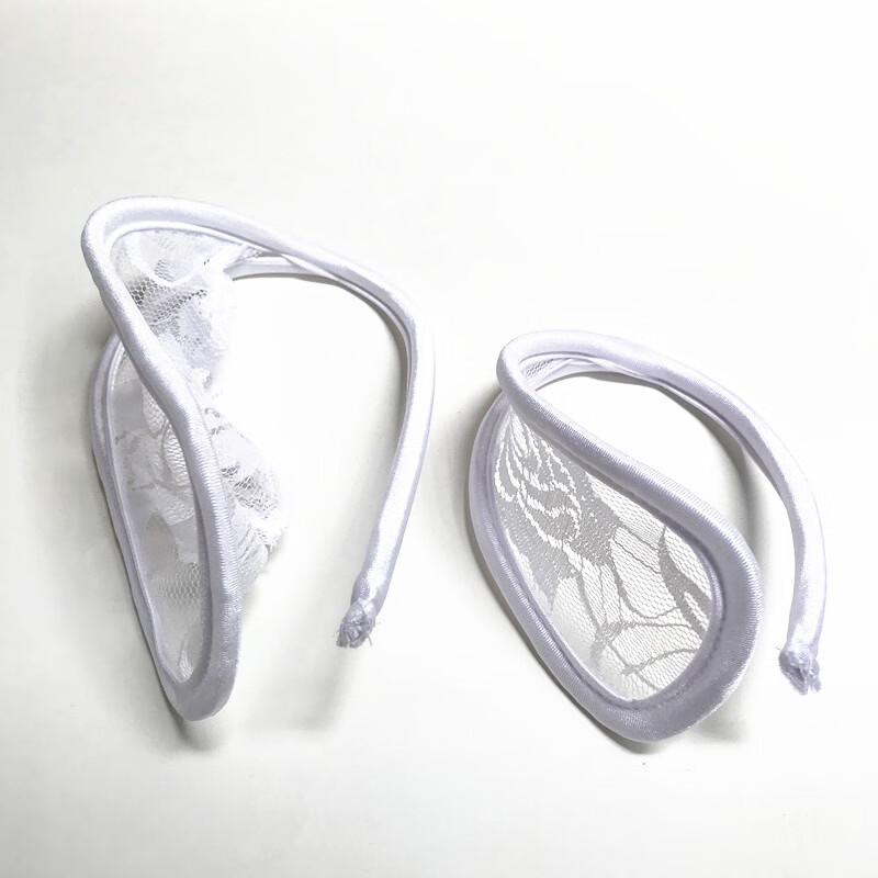 初曼伊女士性感情趣c字内裤蕾丝花边透明c型裤隐形穿戴裤情侣夫妻t裤