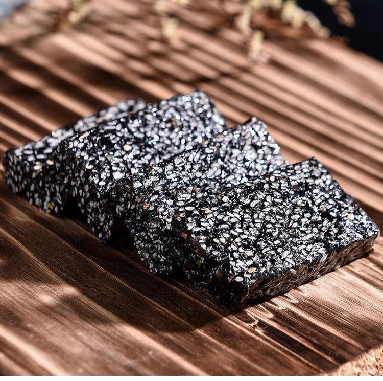 黑芝麻软糕零食袋装休闲零食咸甜手工糕点营糕批发黑芝麻糕1000g甜味