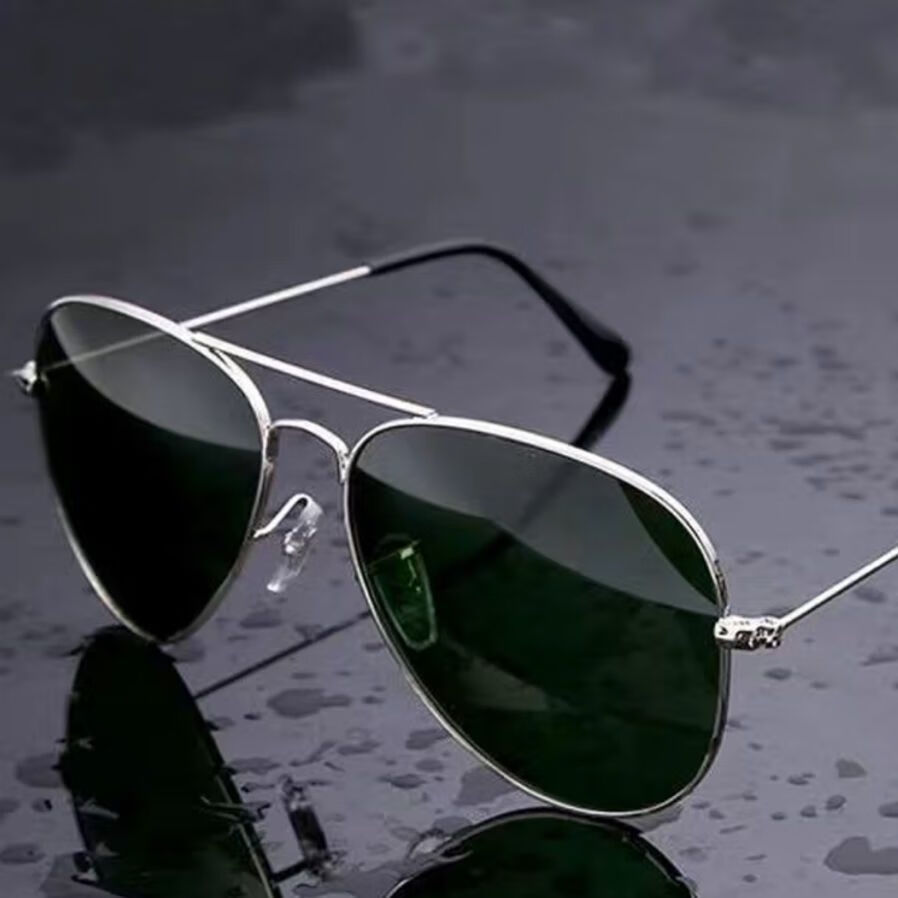 高清钢化玻璃男女太阳镜韩版时尚同款眼镜小号玻璃茶色