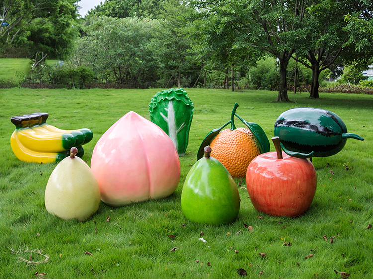 仿真水果摆件户外园林景观庭院田园超市农场田园装饰品玻璃钢雕塑