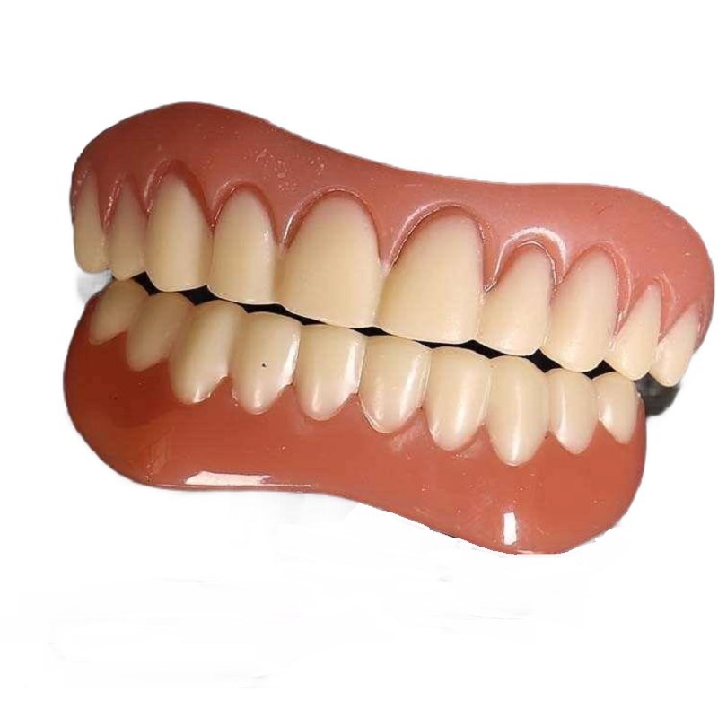 假牙牙套吃饭神器吃饭用的咀嚼定型临时牙齿硅胶仿真老人假牙门牙