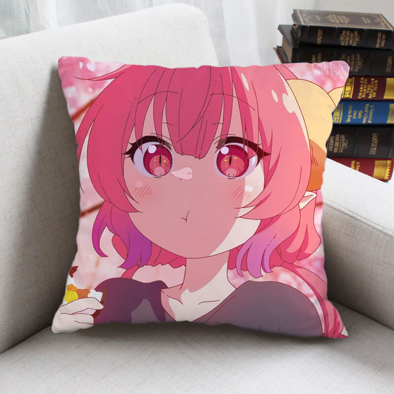 小林家的龙女仆同款康娜酱周边抱枕头来图定制可爱玩偶二次元礼物 11