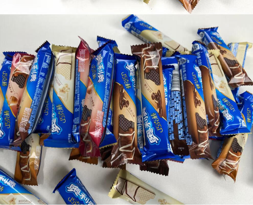 奥利奥巧克棒巧克力棒散装1000g约76条威化饼干儿童休闲零食 【奥利奥