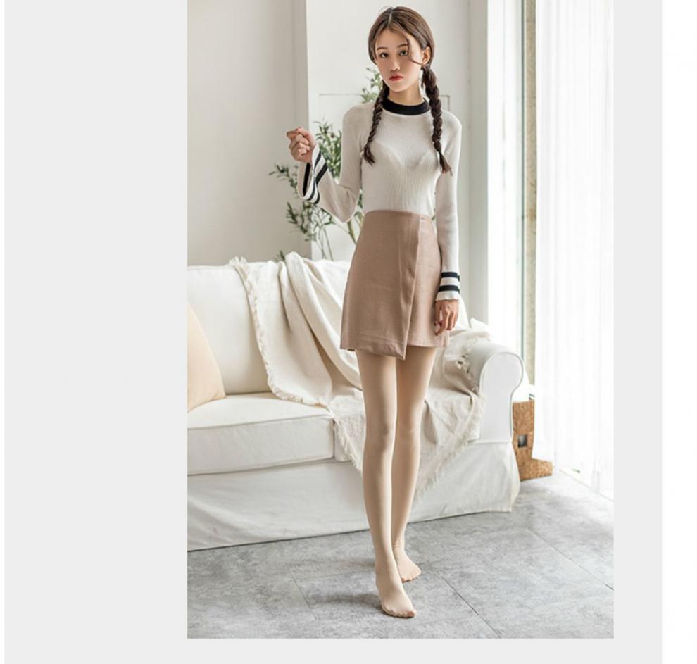 小梵丝袜女春秋款光腿神器女裸感肉色超自然打底袜连裤袜新款网红光腿