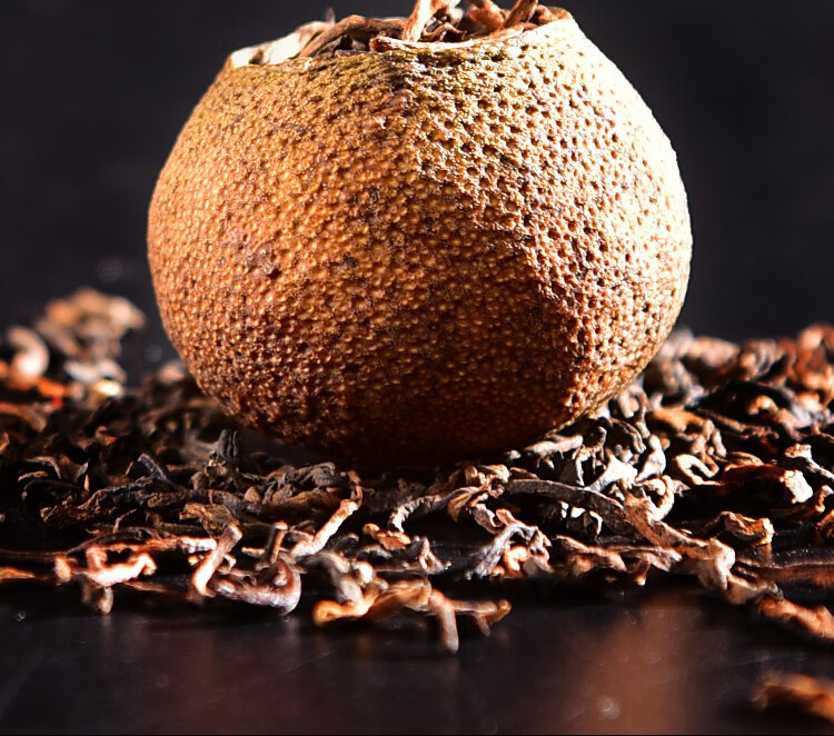 天福茗茶广东正宗新会小青柑普洱茶熟茶散茶云南茶叶罐装250克 茶叶