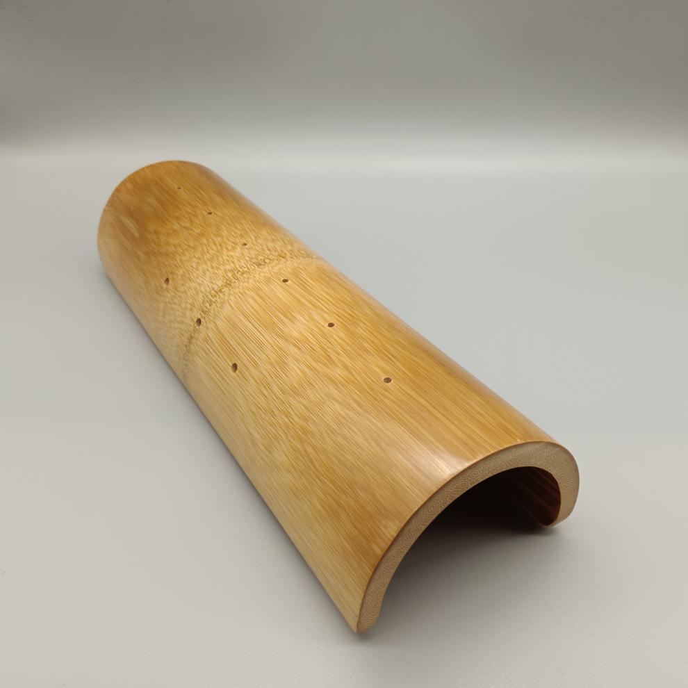 半圆竹枕颈椎枕颈椎枕 护颈竹子半圆枕头成人竹筒枕头空心竹枕实木