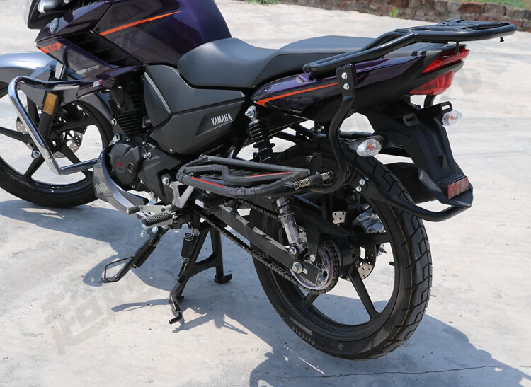 适用于雅马哈飞致150后货架ys125天剑ybr150改装侧翻大脚踏板后尾架