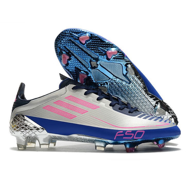 【官方旗舰】梅西f50足球鞋fg低帮帅气电镀草莓配色欧洲杯防水学生长