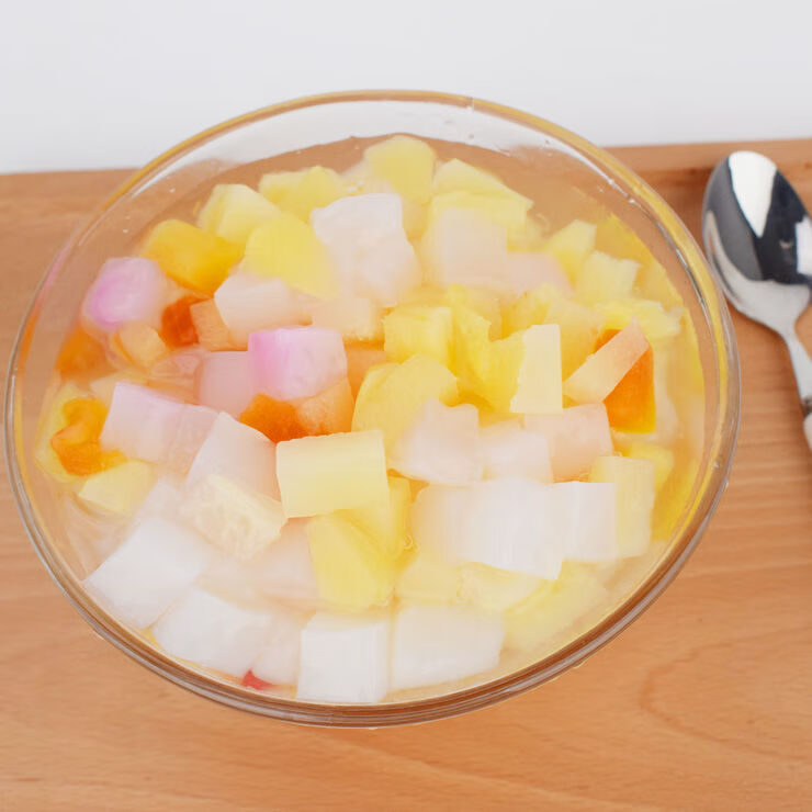 猛龙热带杂果罐头825克每罐什锦罐头水果罐头木瓜椰果菠萝罐头4罐