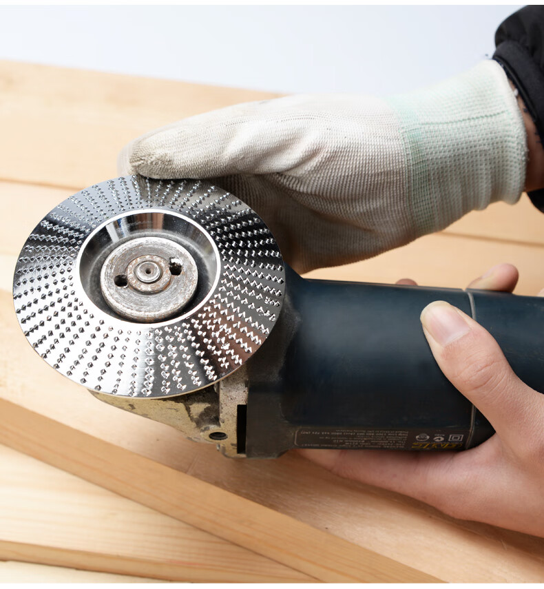 木工打磨抛光轮角磨机塑型刺盘弧形茶盘根雕木锉刀硬磨刀抛光盘平面款
