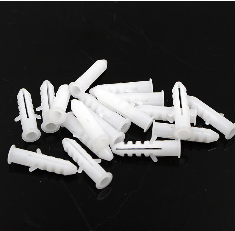 塑料膨胀管6mm自攻胶塞膨胀螺丝胶粒螺栓胀塞膨胀管8mm 10mm 12mm