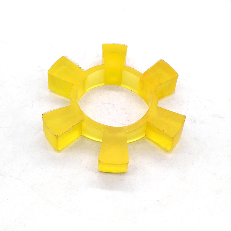 减震垫牛筋聚氯对轮电机水泵减震橡胶垫六角块胶垫联轴器弹性块缓冲垫