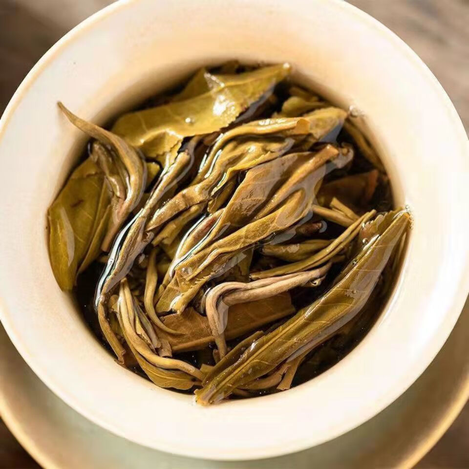 云南麻玉谷茶业云南大叶种晒青毛茶 福利 2牛转乾坤 熟100g一片【图片