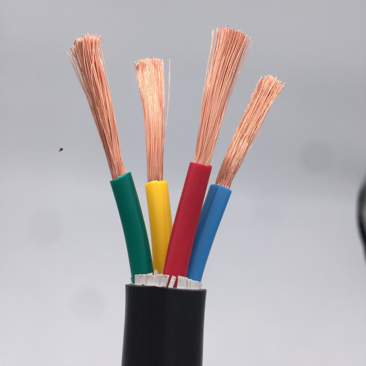国标rvv软芯铜护套线2 3 4 5芯10 16 25 35平方电线电缆三相四线 国标