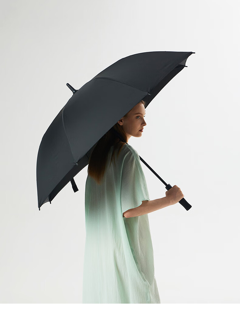 obolts伞英国obolts自动雨伞简约加厚加固大号长柄大伞双人黑色碳纤维