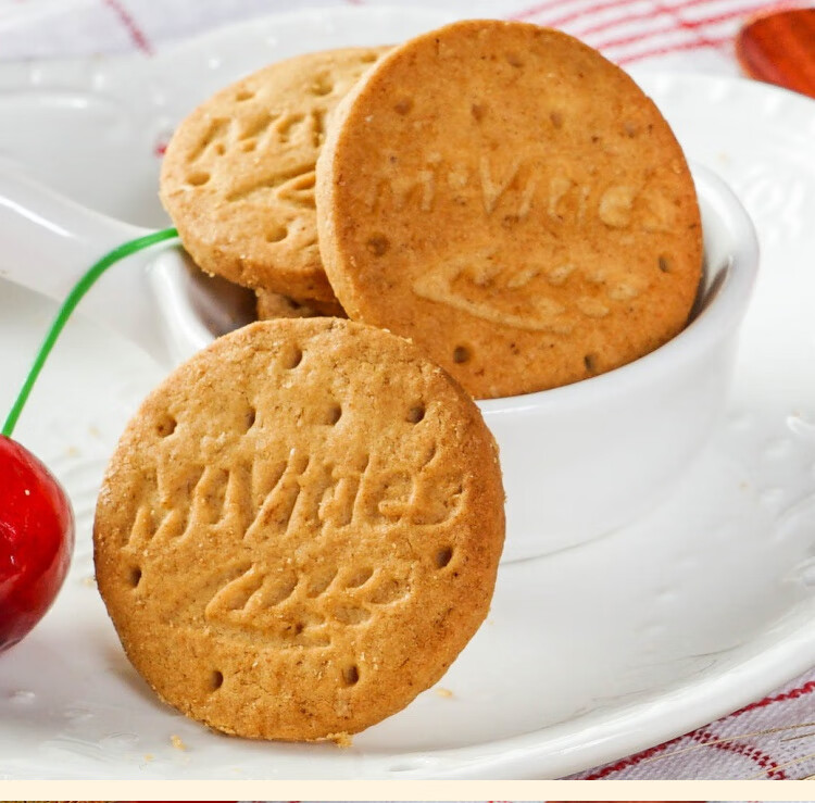 英国国产麦维他饼干原味迷你全麦消化饼390g代餐休闲下午茶零食品 麦