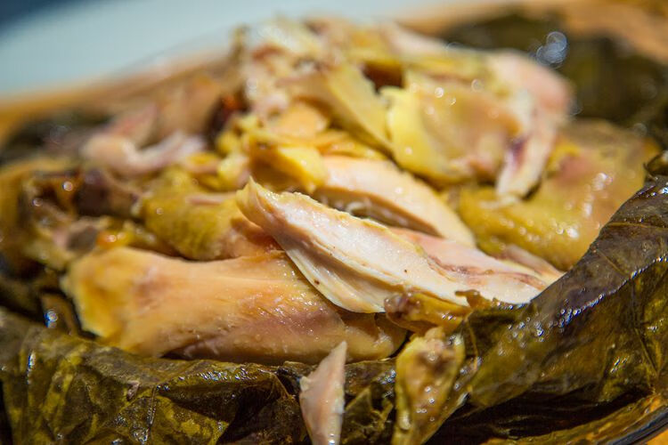 正宗荷叶叫花鸡整只黄泥荷叶鸡现烤熟食鸡真空包装手撕鸡烧鸡