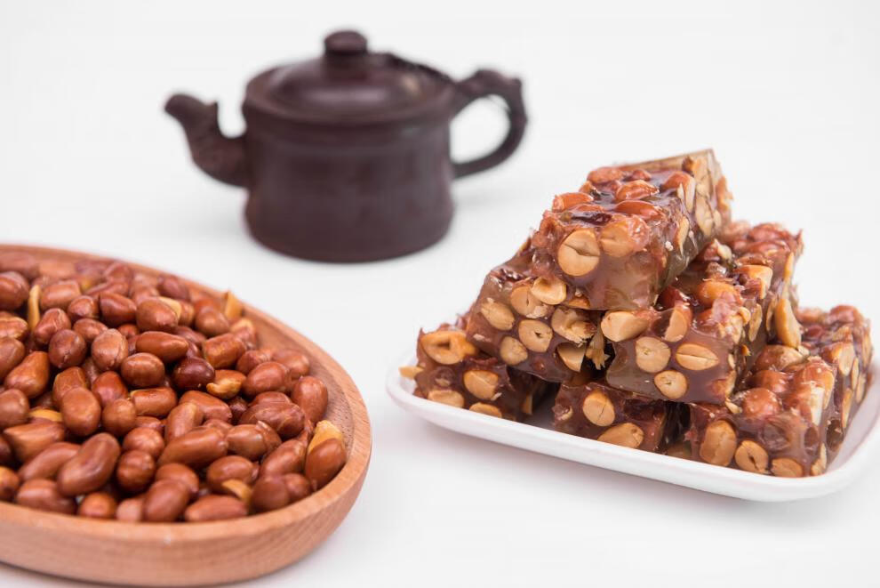 南糖鸭脖糖花生夹心软贡糖潮汕特产普宁潮州汕头特色小吃零食糕点椰丝