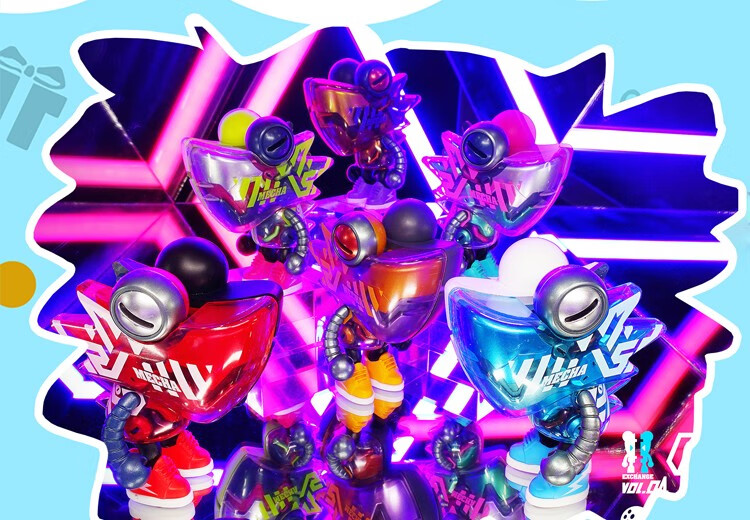 林中鸟 wazzup变色龙盲盒 第四代 半机械系列 潮玩手办摆件 变色龙第