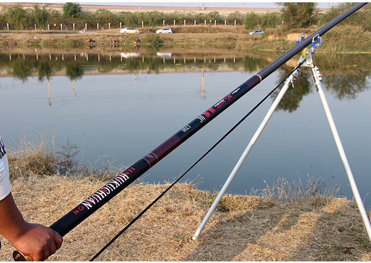 直营超硬打窝鱼竿大炮杆高碳素长节竿16/18/20/21/22/24/26/28米超硬