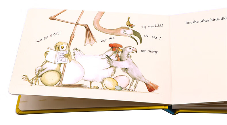 《奇怪的蛋 英文原版绘本 the odd egg 我的宝贝蛋 撕不烂纸板书 获奖