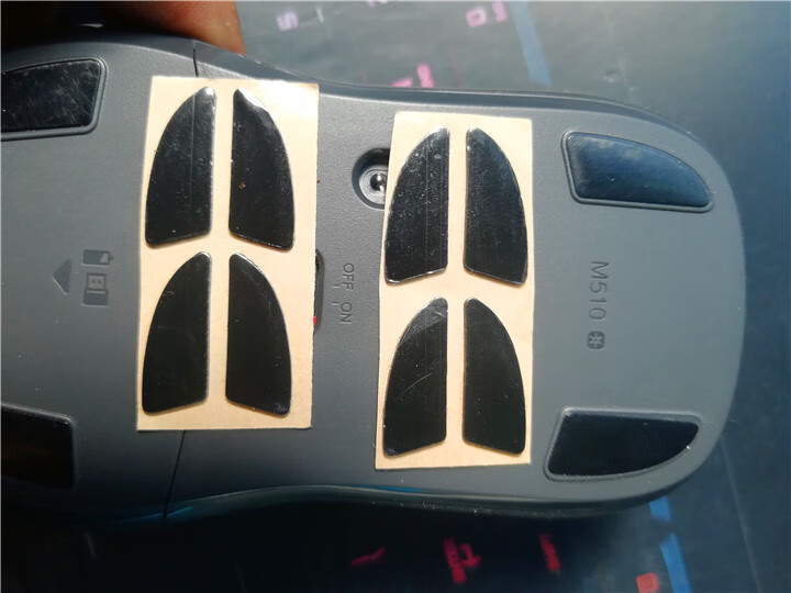 罗技(logitech) 罗技(g) 罗技m510鼠标脚贴 脚垫 m720无线鼠标胶贴 mx