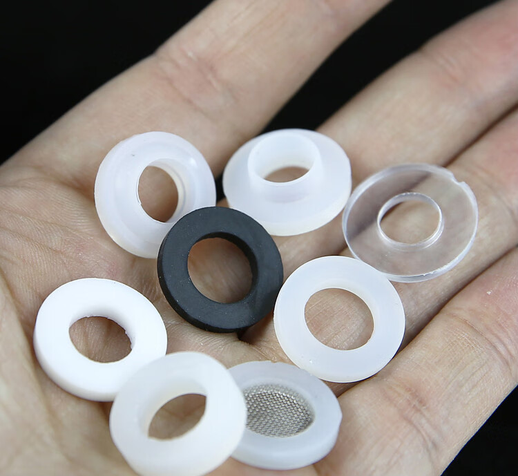 4分皮垫圈水龙头平垫片 4分橡胶垫圈垫片花洒密封圈外径19mm 4分白色