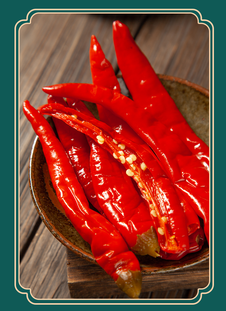 老坛泡红椒220g*3袋吴老倌农家自制剁辣椒泡菜泡酸辣泡红辣椒 泡红椒